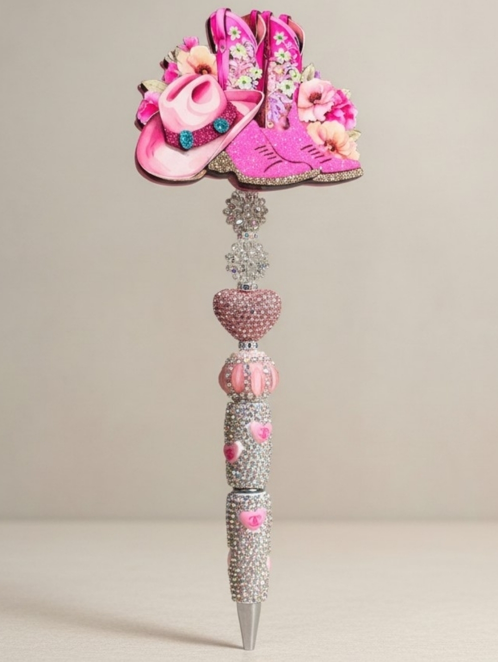 Custom Handmade Luxury Bling Pen - Cowgirl Chic